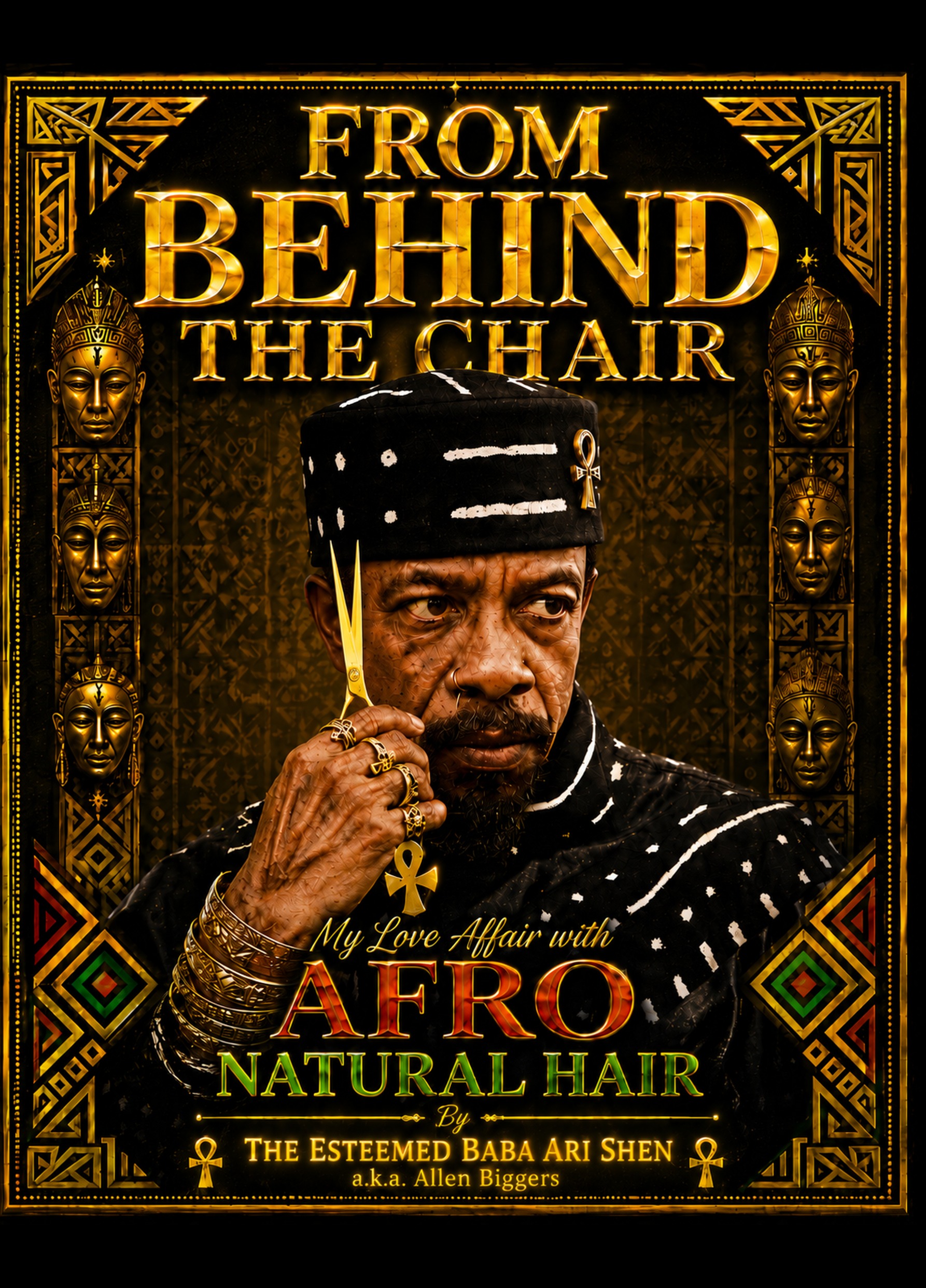 From Behind The Chair book cover featuring Baba Ari Shen